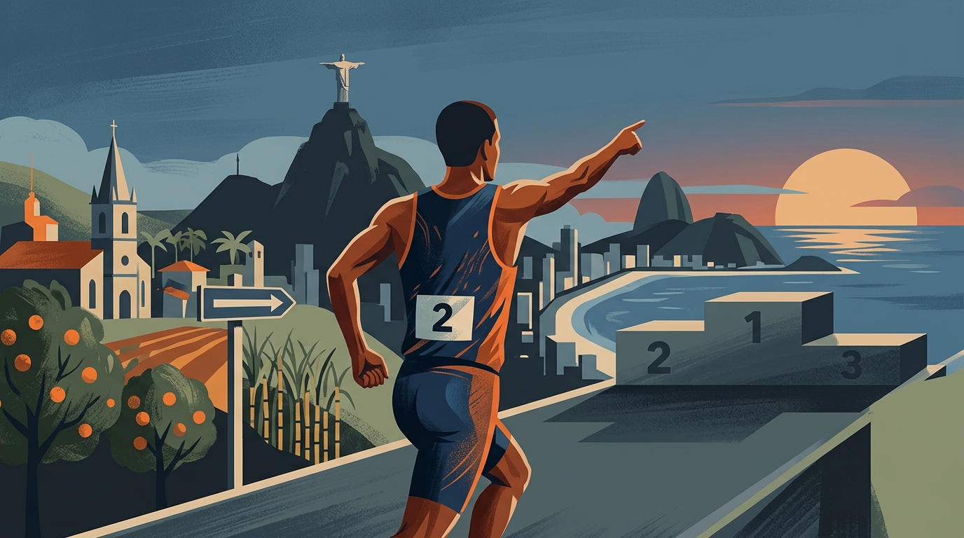 Atleta de Engenheiro Coelho é vice-campeão nos 5 km da Meia Maratona do Rio
