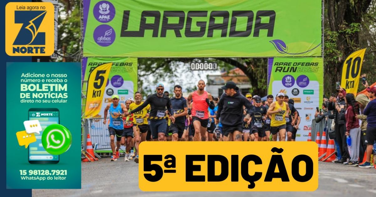 Corrida APAE Ofebas Run 2026 define data e percursos pelo centro de Sorocaba