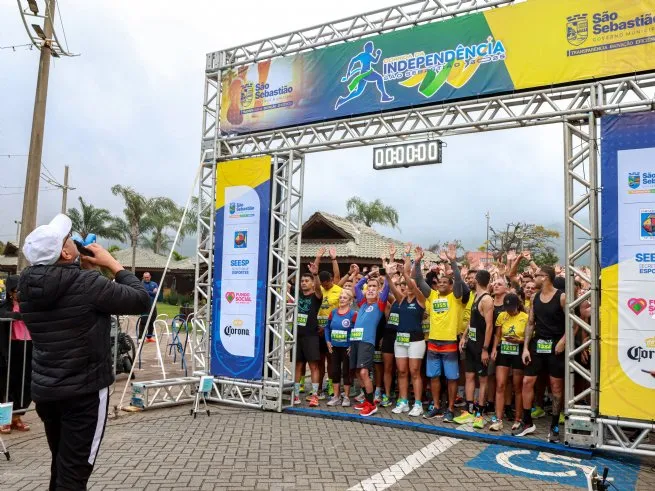 Corrida da Independência 2026 em São Sebastião chega a 2.000 inscritos; Carazinho também abre vagas